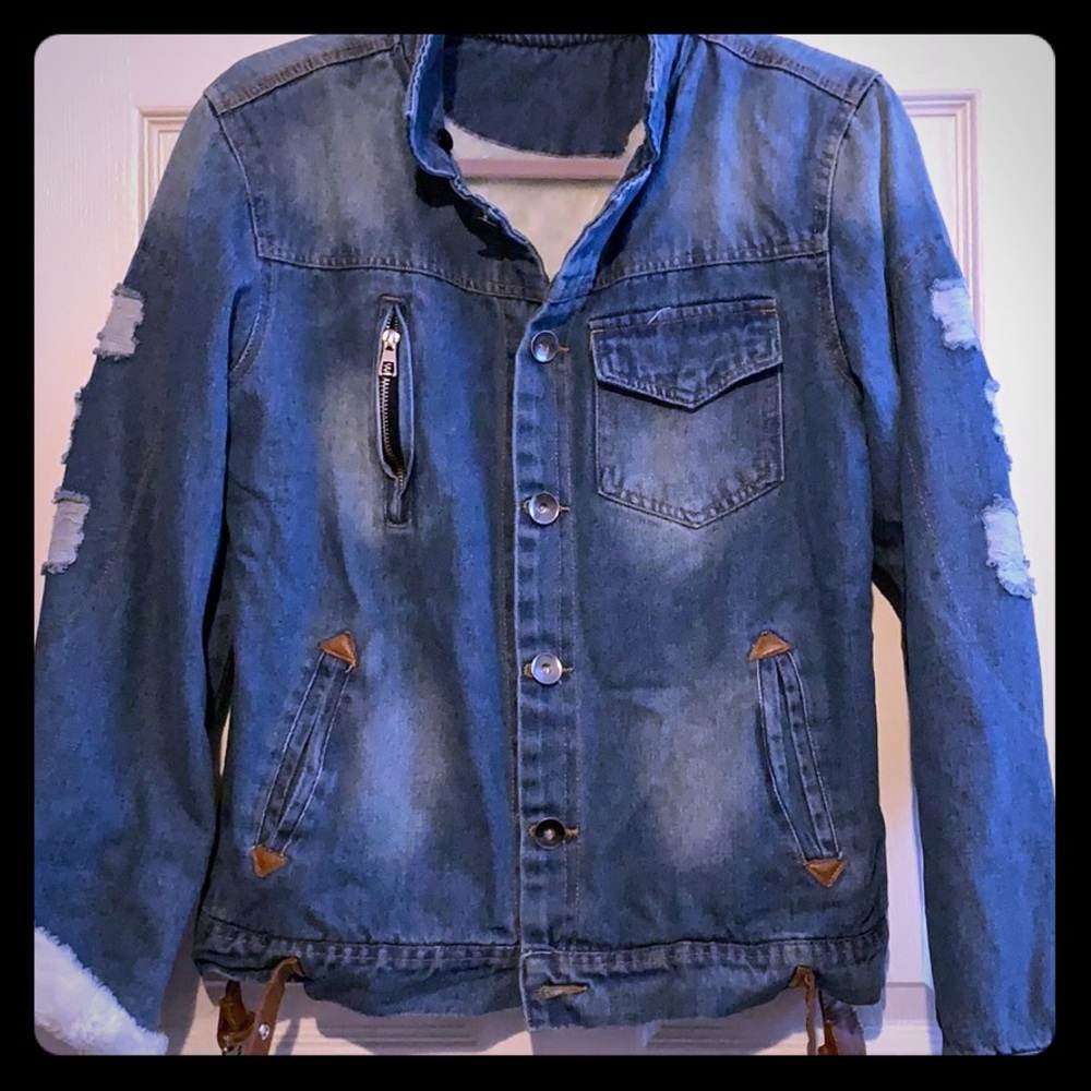 Jean jacket | Yi Jian Mei NWOT